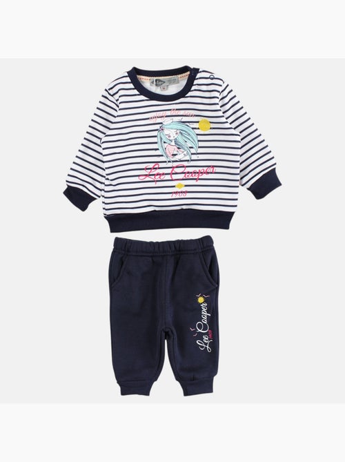 Lee Cooper - Ensemble b?b? fille sweat et pantalon jogging - Kiabi Lee Cooper - Ensemble b?b? fille sweat et pantalon jogging - Kiabi