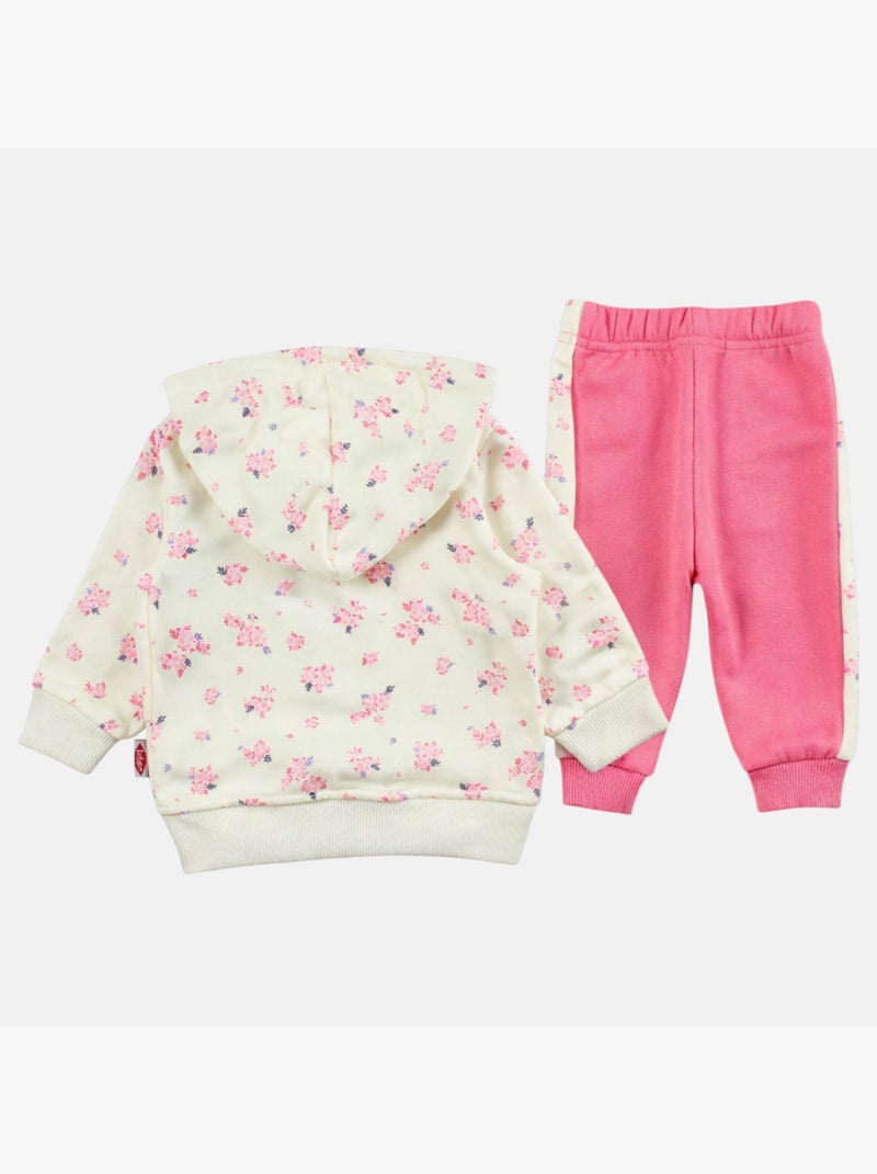 Lee Cooper - Ensemble b?b? fille veste capuche et pantalon jogging Jaune - Kiabi