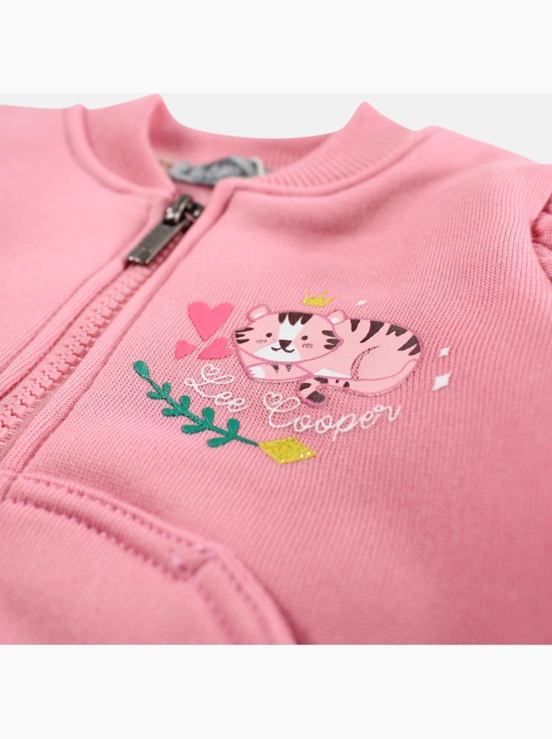 Lee Cooper - Ensemble b?b? fille veste et pantalon jogging Rose - Kiabi