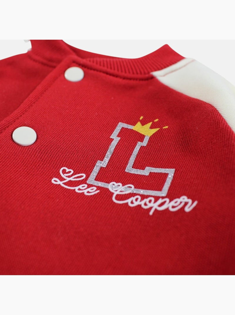 Lee Cooper - Ensemble b?b? fille veste et pantalon jogging Rouge - Kiabi