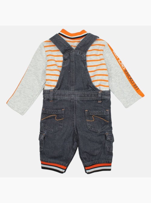 Lee Cooper - Ensemble b?b? polo manches longues avec salopette - Kiabi Lee Cooper - Ensemble b?b? polo manches longues avec salopette - Kiabi