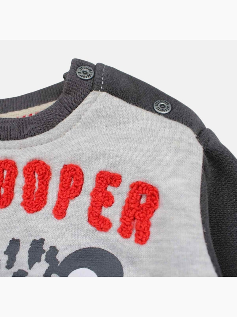 Lee Cooper - Ensemble b?b? sweat et pantalon imprim? Gris - Kiabi