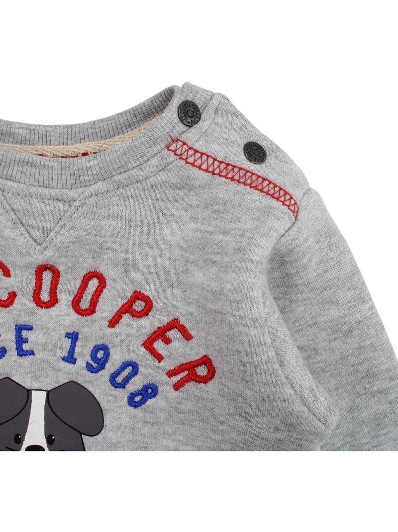Lee Cooper - Ensemble b?b? t-shirt manches longues avec veste et pantalon Rouge - Kiabi