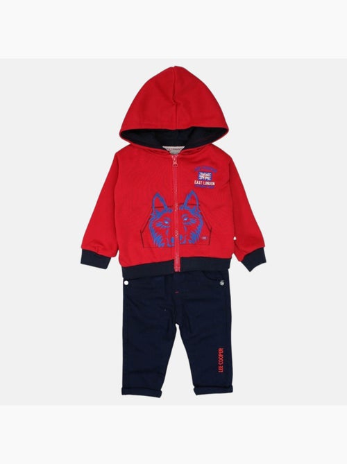 Lee Cooper - Ensemble b?b? veste ? capuche et pantalon - Kiabi