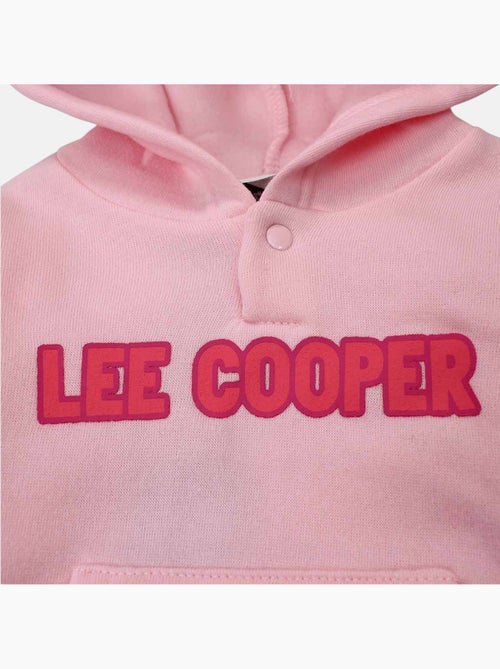 Lee Cooper - Ensemble bébé fille sweat à capuche et pantalon de jogging avec doudoune - Kiabi Lee Cooper - Ensemble bébé fille sweat à capuche et pantalon de jogging avec doudoune - Kiabi