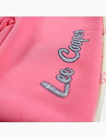 Lee Cooper - Ensemble bébé fille veste capuche et pantalon jogging