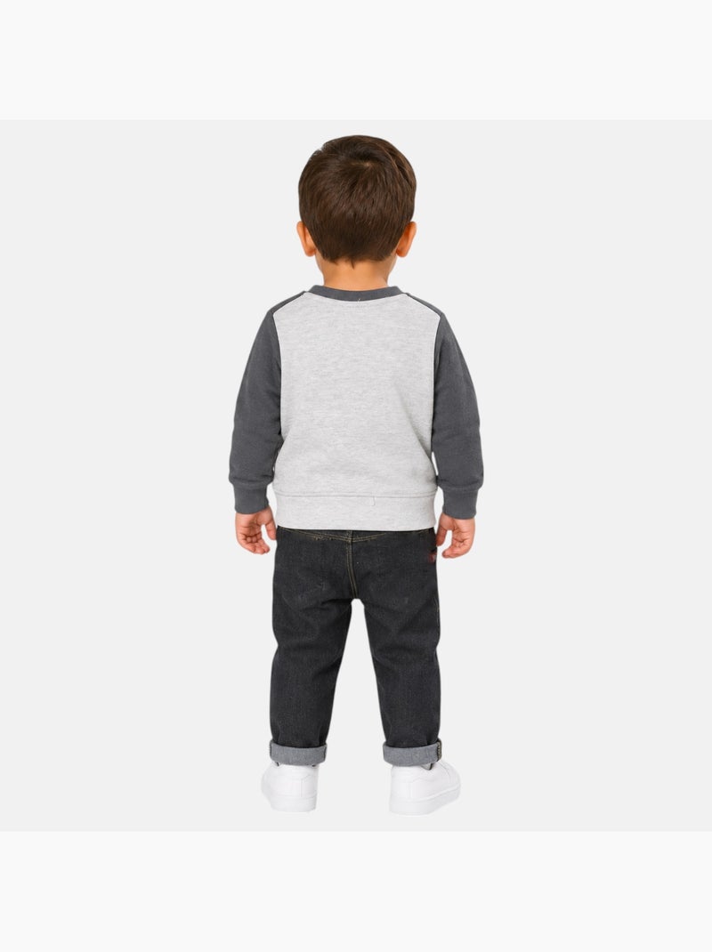 Lee Cooper - Ensemble bébé sweat et pantalon imprimé Gris - Kiabi
