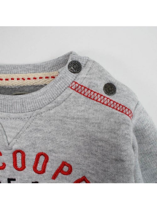 Lee Cooper - Ensemble bébé t-shirt manches longues avec veste et pantalon - Kiabi Lee Cooper - Ensemble bébé t-shirt manches longues avec veste et pantalon - Kiabi