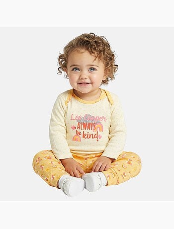 Lee Cooper - Ensemble body avec t-shirt manches longues et legging bébé