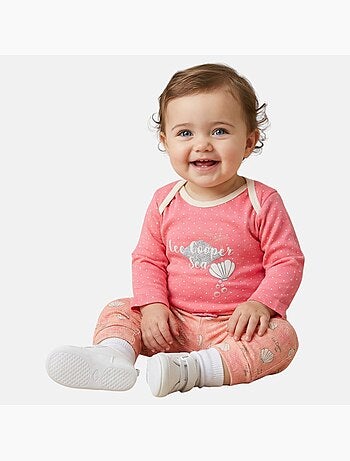 Lee Cooper - Ensemble body avec t-shirt manches longues et legging bébé