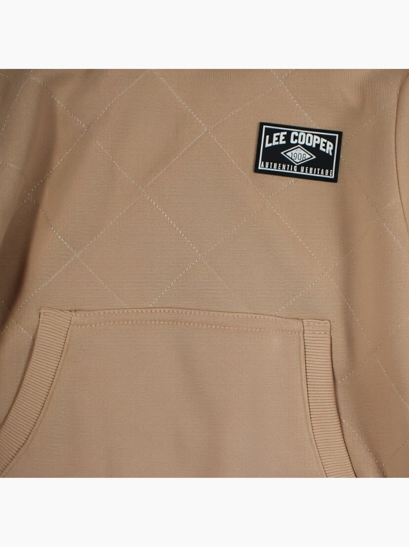 Lee Cooper - Ensemble de jogging, sweat à capuche et pantalon garçon Beige - Kiabi