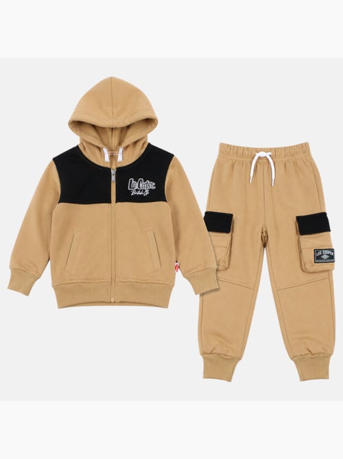 Lee Cooper - Ensemble de jogging, sweat à capuche et pantalon garçon - Kiabi Lee Cooper - Ensemble de jogging, sweat à capuche et pantalon garçon - Kiabi