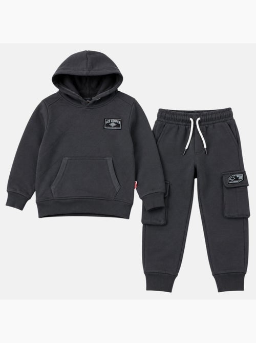 Lee Cooper - Ensemble de jogging, sweat à capuche et pantalon garçon - Kiabi Lee Cooper - Ensemble de jogging, sweat à capuche et pantalon garçon - Kiabi