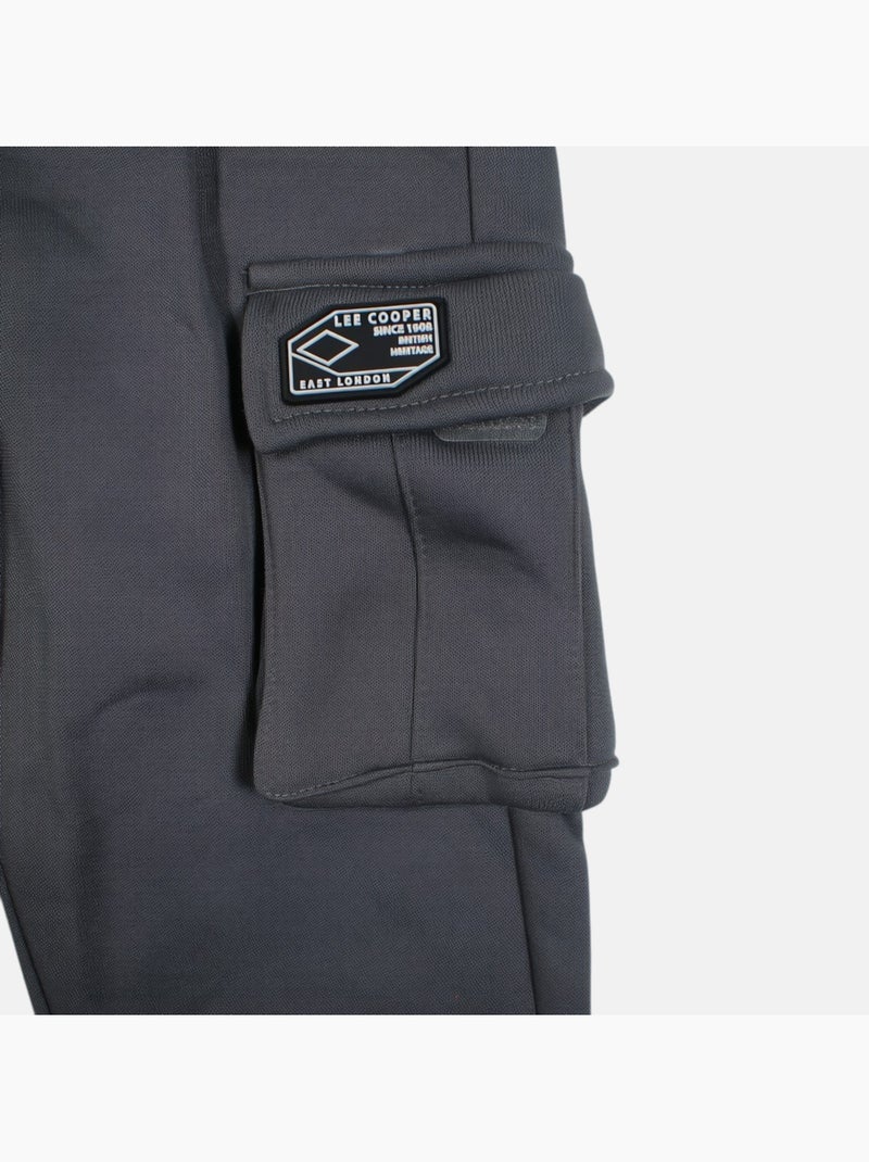 Lee Cooper - Ensemble de jogging, sweat à capuche et pantalon garçon gris anthracite - Kiabi