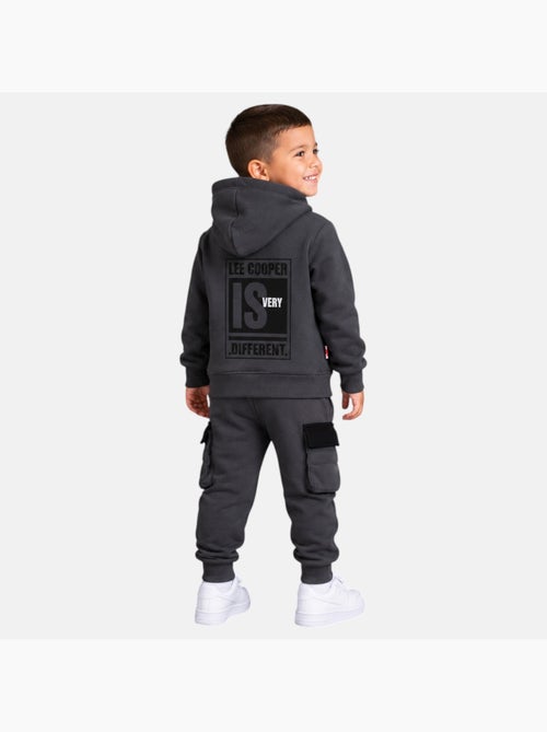 Lee Cooper - Ensemble de jogging, sweat à capuche et pantalon garçon - Kiabi Lee Cooper - Ensemble de jogging, sweat à capuche et pantalon garçon - Kiabi