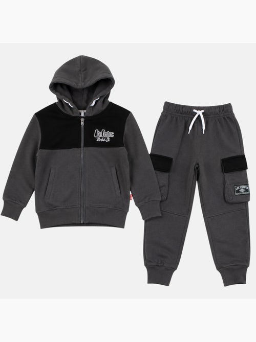 Lee Cooper - Ensemble de jogging, sweat à capuche et pantalon garçon - Kiabi Lee Cooper - Ensemble de jogging, sweat à capuche et pantalon garçon - Kiabi