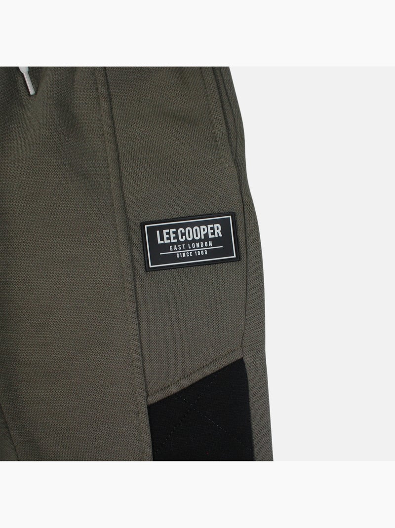 Lee Cooper - Ensemble de jogging, sweat à capuche et pantalon garçon Kaki - Kiabi
