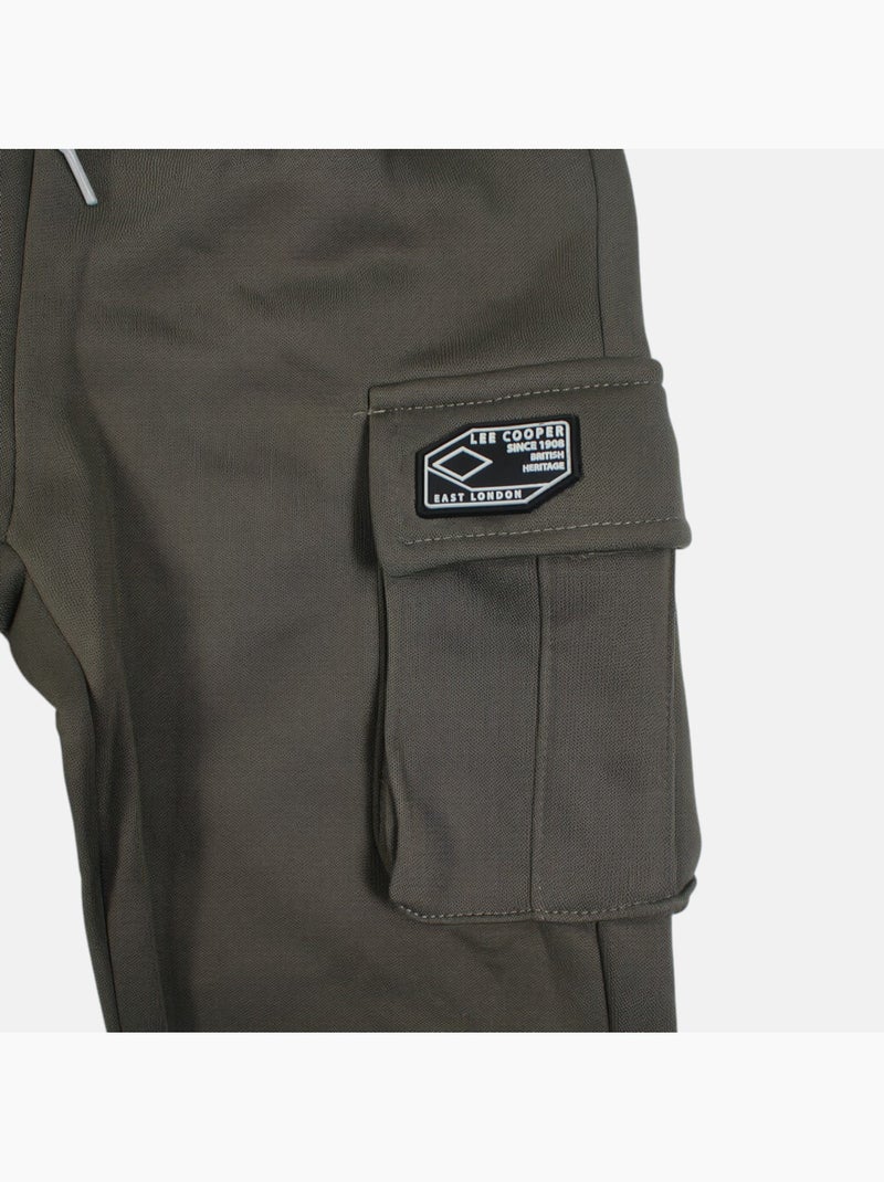 Lee Cooper - Ensemble de jogging, sweat à capuche et pantalon garçon Kaki - Kiabi
