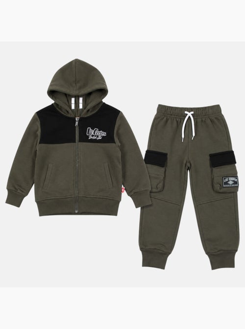 Lee Cooper - Ensemble de jogging, sweat à capuche et pantalon garçon - Kiabi Lee Cooper - Ensemble de jogging, sweat à capuche et pantalon garçon - Kiabi