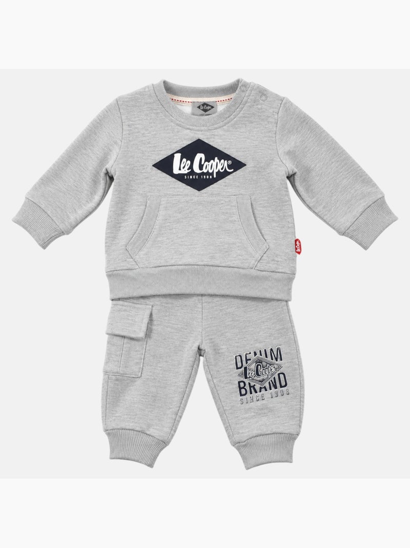 Lee Cooper - Ensemble de jogging, sweat et pantalon garçon Gris - Kiabi
