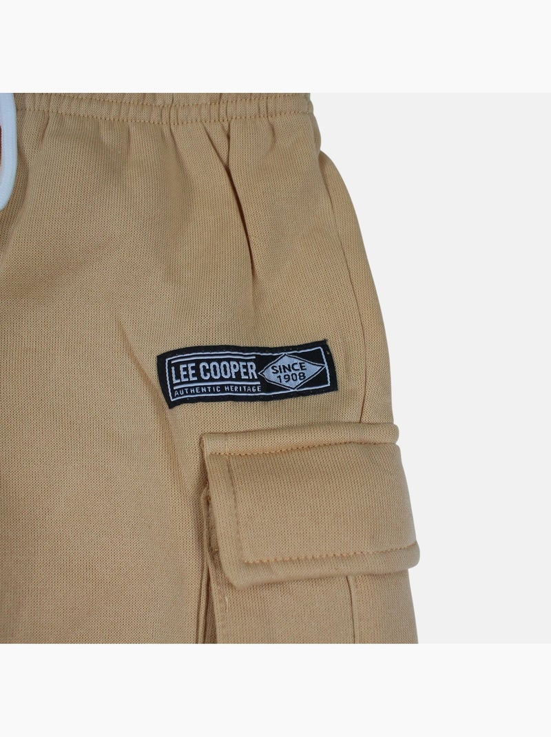 Lee Cooper - Ensemble de jogging, veste à capuche et pantalon garçon Beige - Kiabi