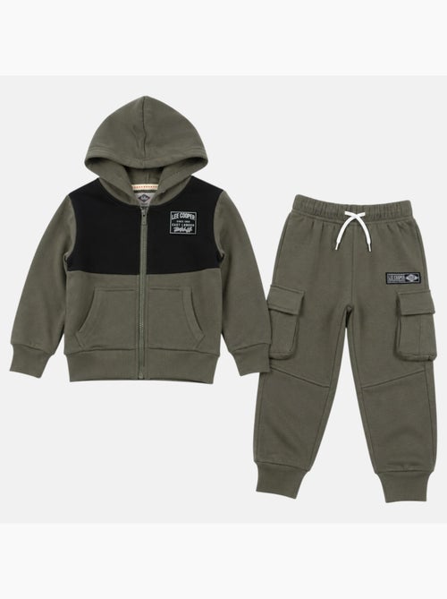 Lee Cooper - Ensemble de jogging, veste à capuche et pantalon garçon - Kiabi Lee Cooper - Ensemble de jogging, veste à capuche et pantalon garçon - Kiabi