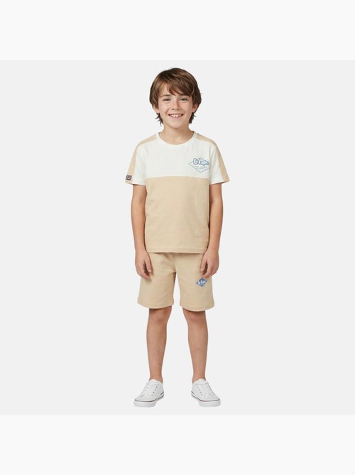 Lee Cooper - Ensemble garçon T shirt manches courtes et short assorti - Kiabi