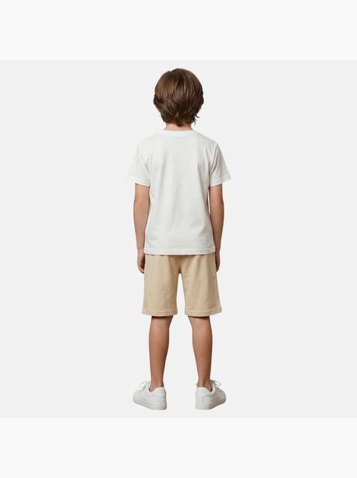 Lee Cooper - Ensemble garçon T shirt manches courtes et short assorti - Kiabi
