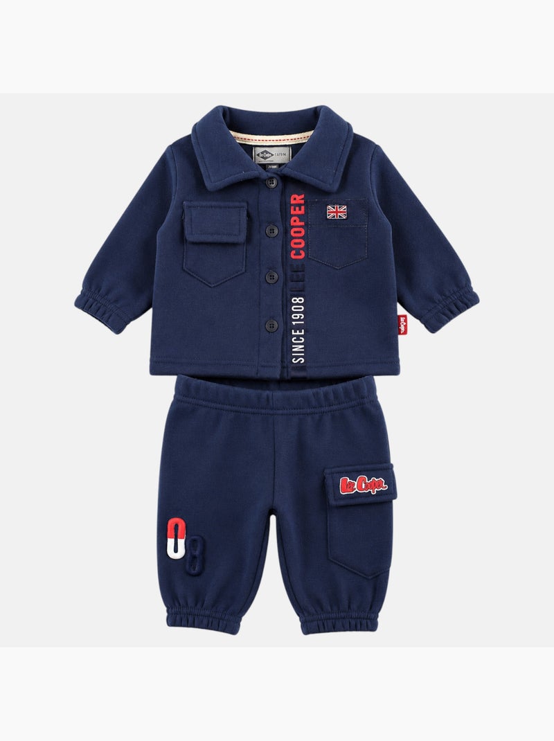 Lee Cooper - Ensemble jogging b?b? gar?on veste et pantalon Bleu marine - Kiabi