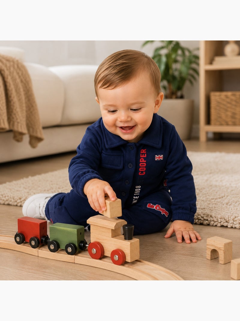 Lee Cooper - Ensemble jogging bébé garçon veste et pantalon Bleu marine - Kiabi