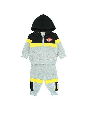 Lee Cooper - Ensemble jogging bébé veste capuche et pantalon imprimé