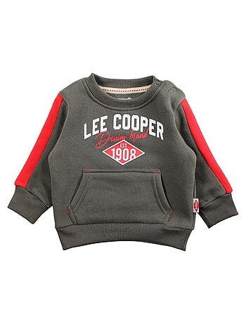 Lee Cooper - Ensemble jogging garçon sweat capuche et pantalon imprimé