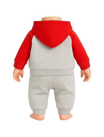 Lee Cooper - Ensemble jogging garçon sweat capuche et pantalon imprimé