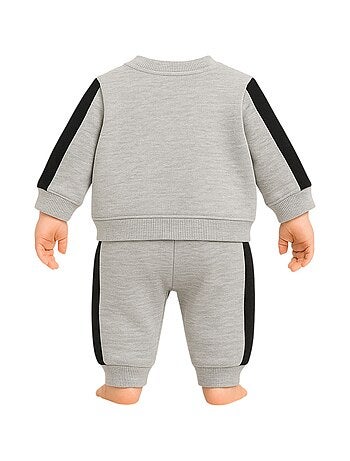Lee Cooper - Ensemble jogging garçon sweat capuche et pantalon imprimé