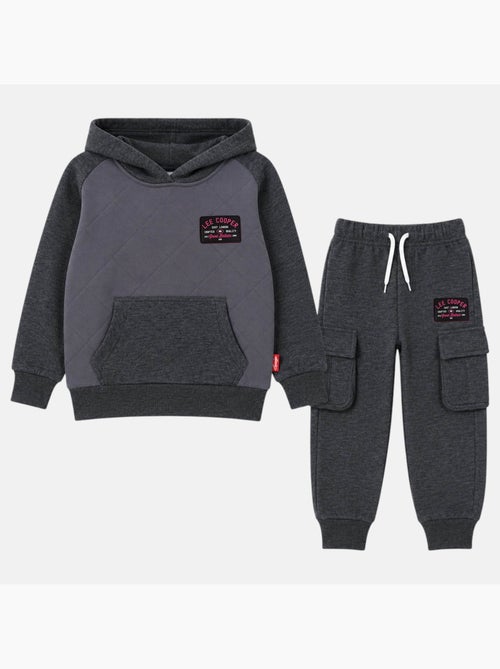 Lee cooper - ensemble sweat à capuche avec pantalon fille - Kiabi Lee cooper - ensemble sweat à capuche avec pantalon fille - Kiabi