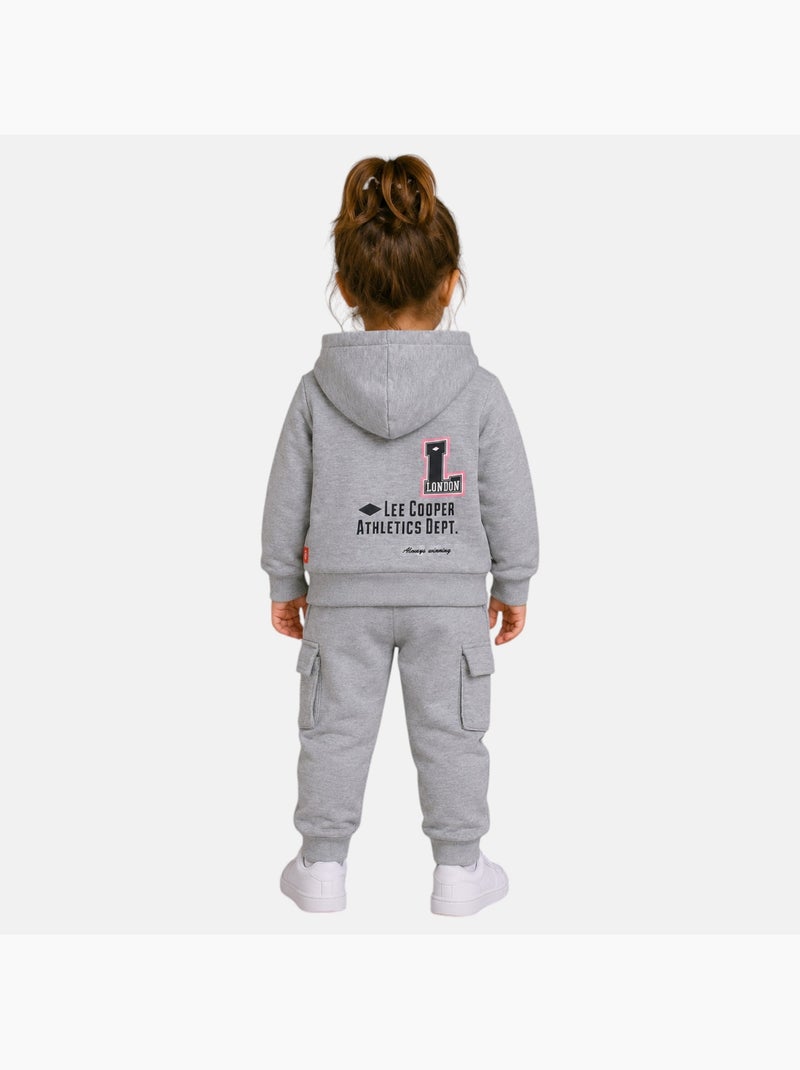 Lee cooper - ensemble sweat à capuche avec pantalon fille Gris - Kiabi
