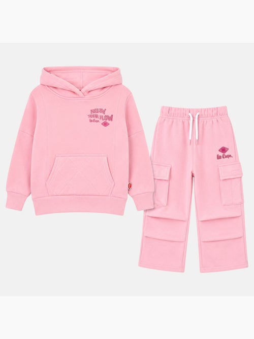 Lee cooper - ensemble sweat à capuche avec pantalon fille - Kiabi Lee cooper - ensemble sweat à capuche avec pantalon fille - Kiabi
