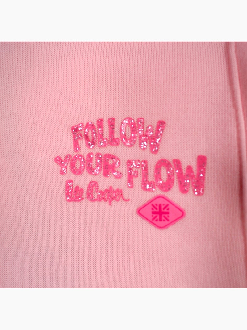 Lee cooper - ensemble sweat à capuche avec pantalon fille Rose - Kiabi