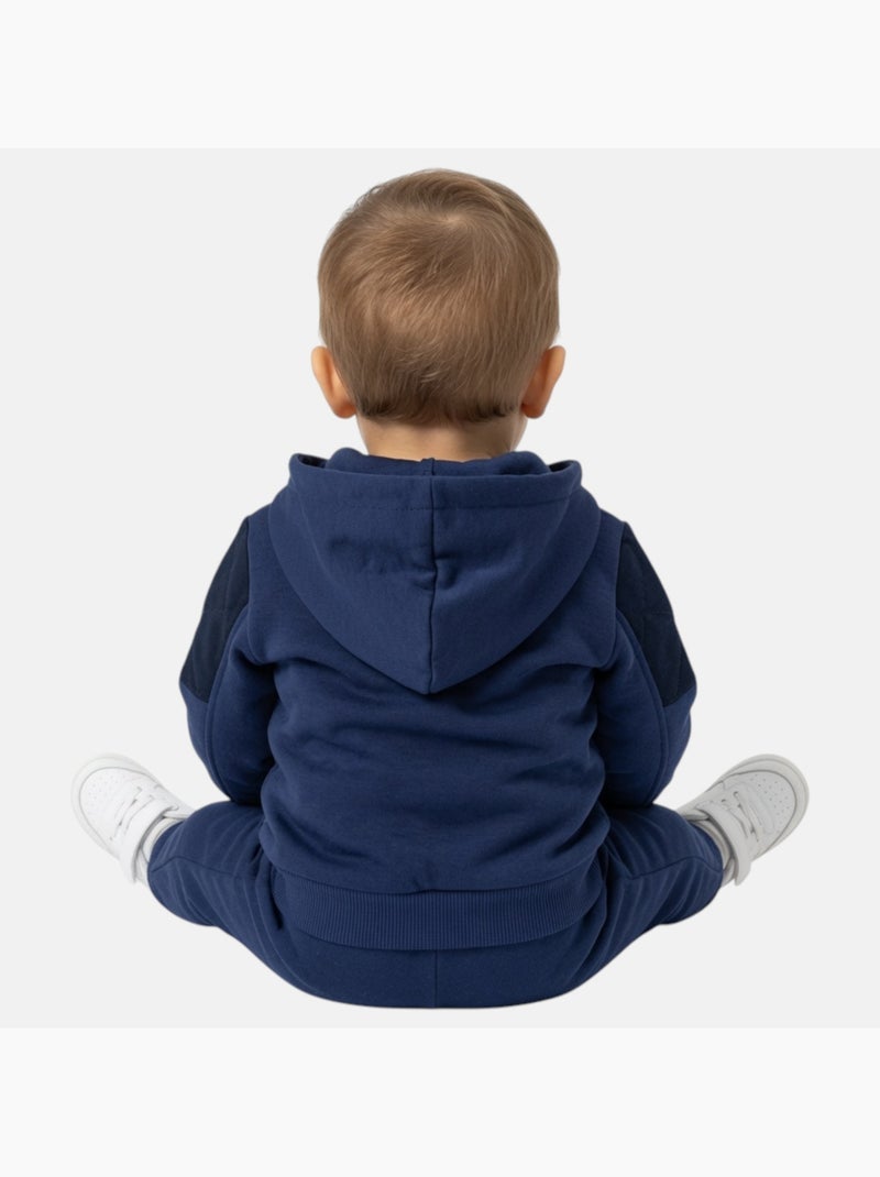 Lee cooper - ensemble sweat à capuche et pantalon de jogging, poche kangourou Bleu marine - Kiabi