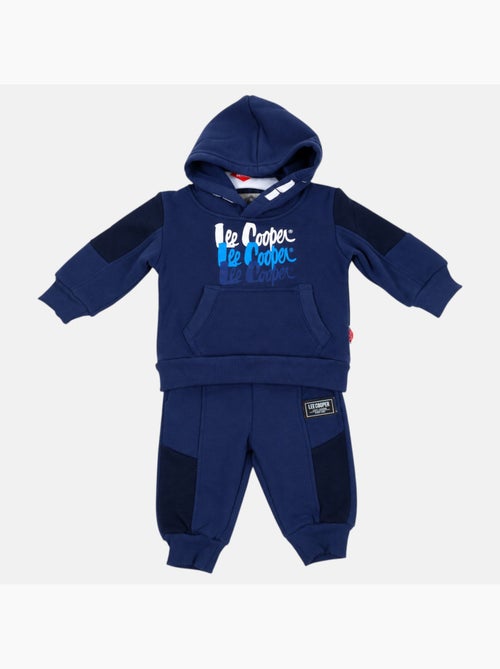 Lee cooper - ensemble sweat à capuche et pantalon de jogging, poche kangourou - Kiabi