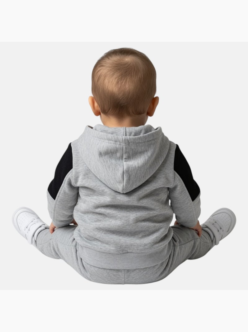 Lee cooper - ensemble sweat à capuche et pantalon de jogging, poche kangourou Gris - Kiabi