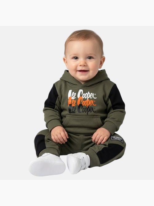 Lee cooper - ensemble sweat à capuche et pantalon de jogging, poche kangourou - Kiabi Lee cooper - ensemble sweat à capuche et pantalon de jogging, poche kangourou - Kiabi