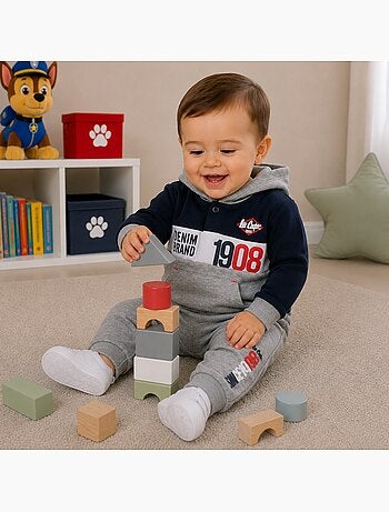 Lee Cooper - Ensemble sweat capuche et pantalon jogging bébé