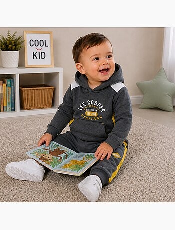 Lee Cooper - Ensemble sweat capuche et pantalon jogging bébé