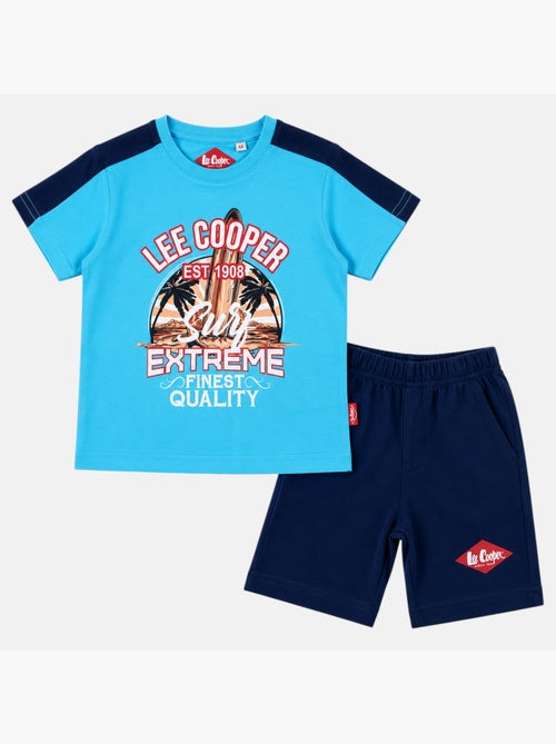 Lee Cooper - Ensemble t-shirt avec motif et short Garçon - Kiabi
