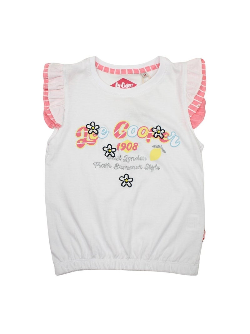 Lee cooper - ensemble t-shirt avec motifs et short assorti Rose - Kiabi
