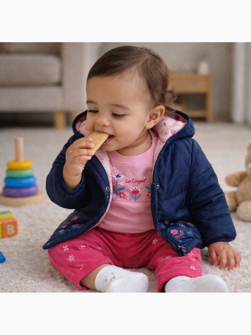 Lee Cooper - Ensemble T-shirt et pantalon avec la veste ? capuche bebe - Kiabi