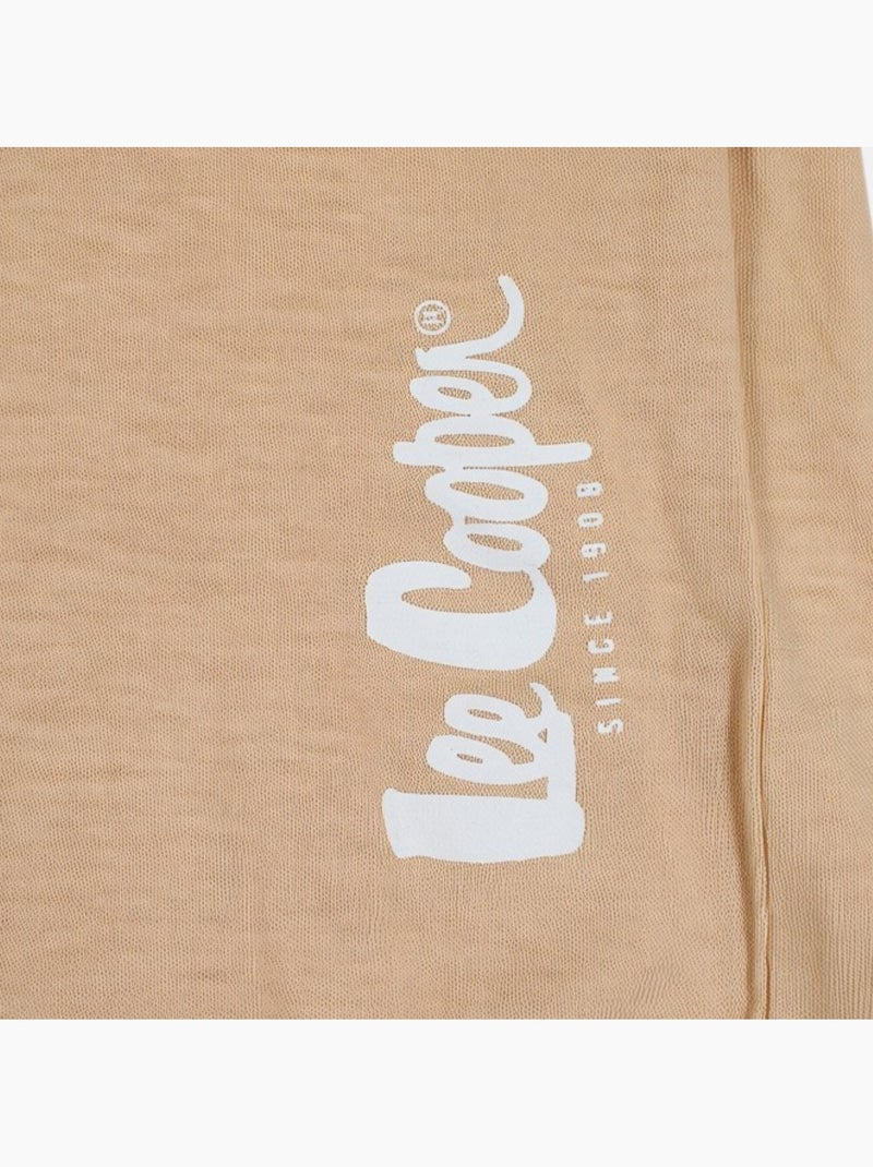 Lee Cooper - Ensemble t-shirt et short assorti Garçon Beige - Kiabi