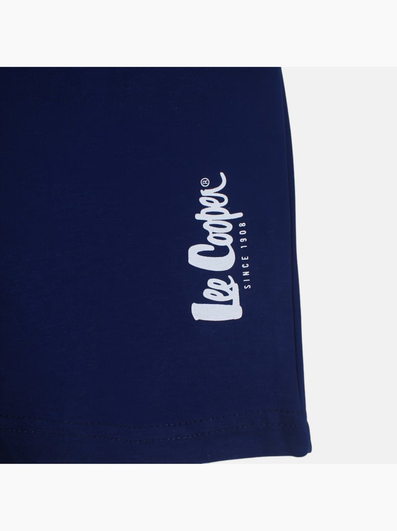 Lee Cooper - Ensemble t-shirt et short assorti Garçon Bleu marine - Kiabi