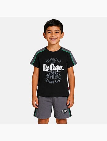 Lee Cooper - Ensemble t-shirt motif et short assorti Garçon